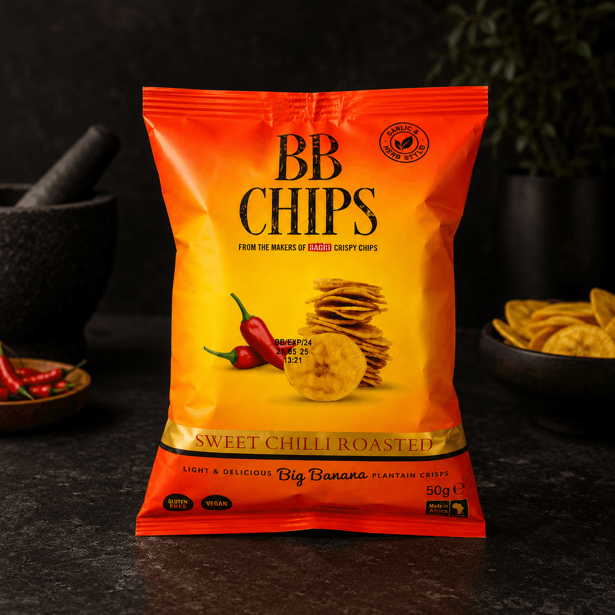 BB Plantain Chips (Chili) BB Plantain Chips (Chili)