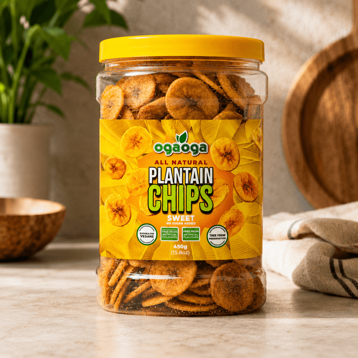 Oga Oga Plantain Chips (Sweet) Oga Oga Plantain Chips (Sweet)