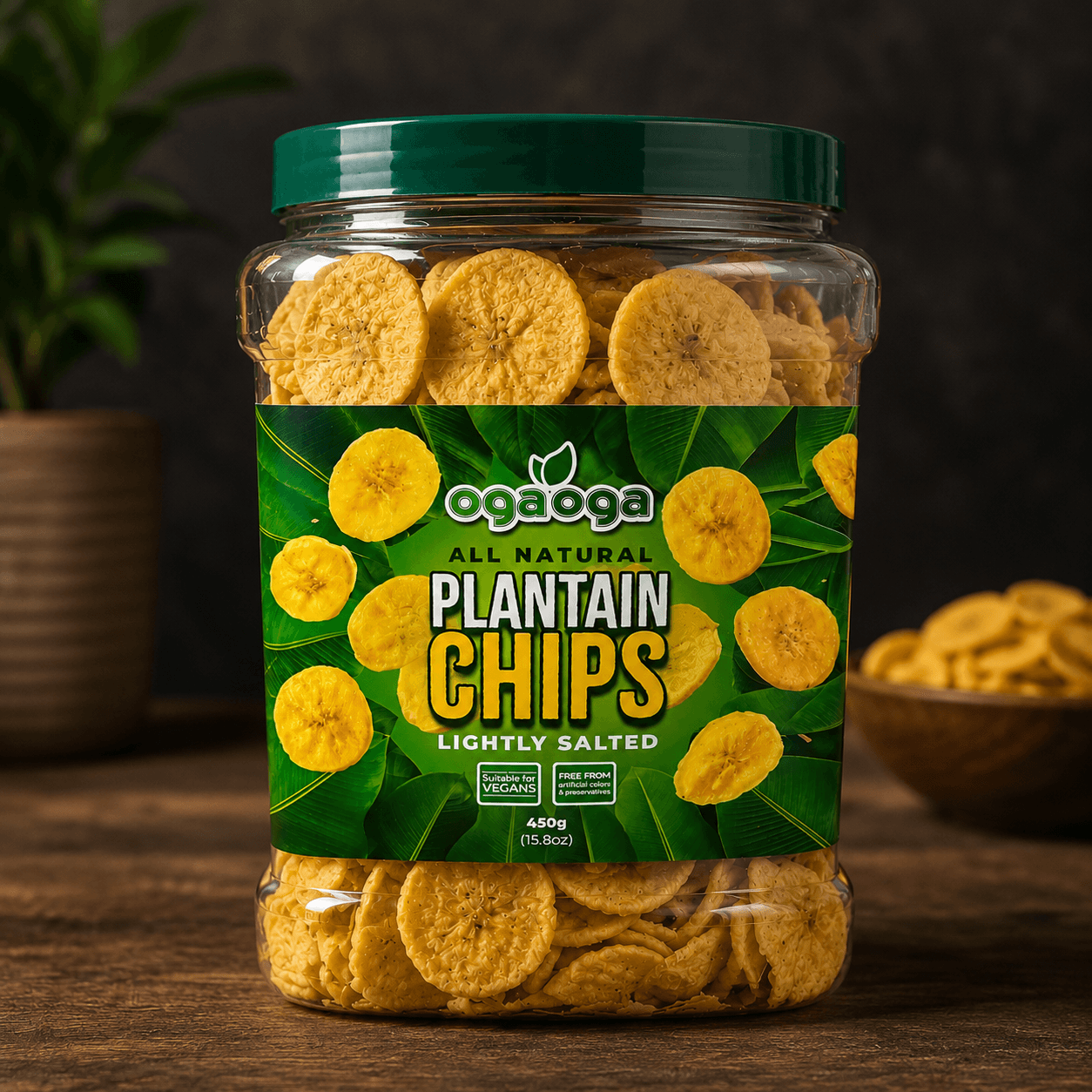 Oga Oga Plantain Chips (Unripe) Oga Oga Plantain Chips (Unripe)